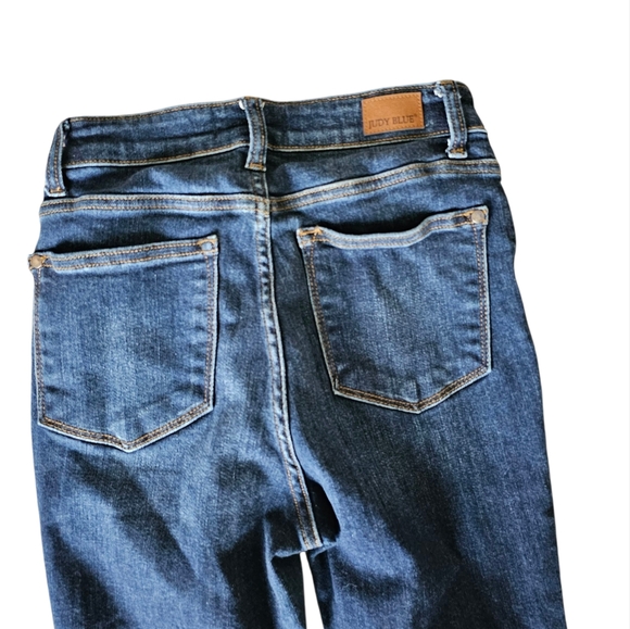 Judy Blue Dark Wash Denim Skinny Denim Jeans Size 1/25 - Picture 4 of 5